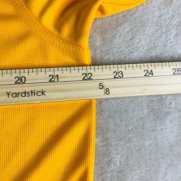 Callaway Golf Polo Shirt Men's‎ Large Orange Micro Texture Lightweight Polyester - Picture 8 of 9